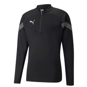 Puma Mens TeamFinal Quarter Zip Training Top / Black